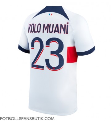 Paris Saint-Germain Randal Kolo Muani #23 Replika Bortatröja 2023-24 Kortärmad